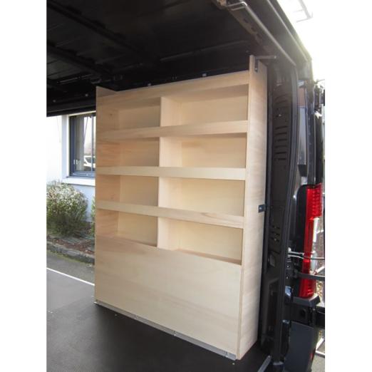 Etagère droite en bois VU Boxer Jumper Ducato Movano (L1) - HABRIAL MANUTENTION Dpt AUTO EQUIPEMENT