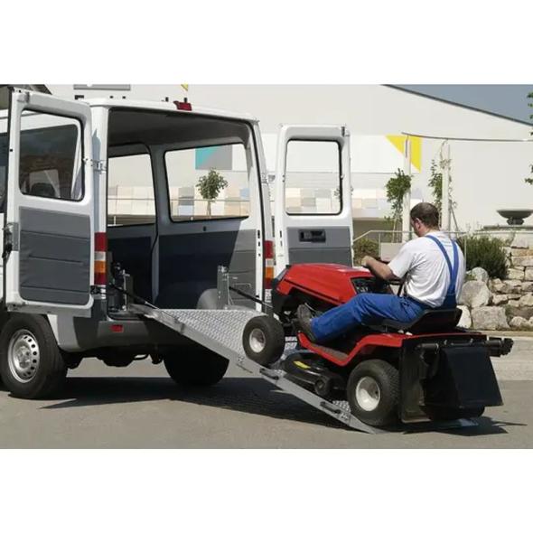 Rampe de véhicule fixe repliable 3000 x 800 400 kg - 2 parties