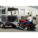 Rampe de véhicule fixe repliable 3000 x 800 400 kg - 2 parties
