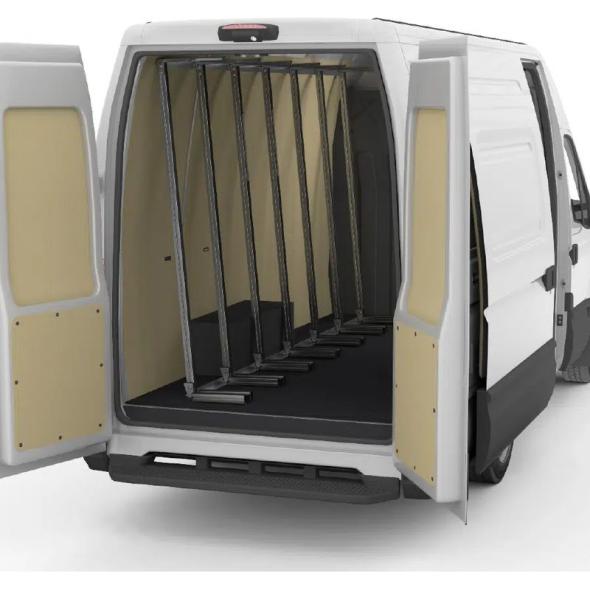 Porte vitre intérieur pour fourgon et utilitaire