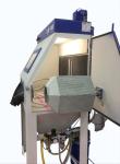Cabine de sablage pour petites pièces avec trommel automatique - AAN LABOREX