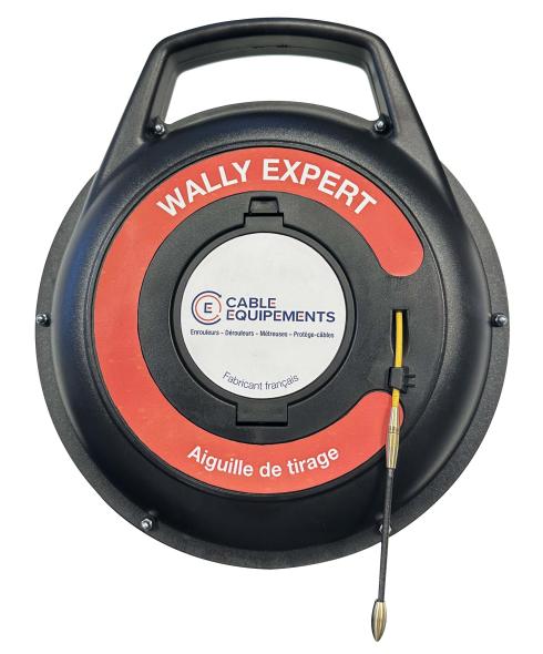 Aiguille tire câble fibre de verre à enrouleur WALLY EXPERT