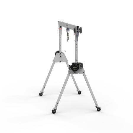 Portique aluminium pliable 1 tonne - montage sans outil en 60 secondes