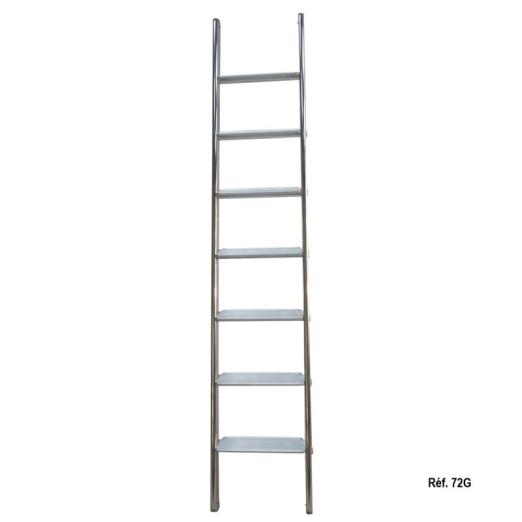 Échelle à marches type meunier en aluminium Réf. 72G - ABA ECHELLES