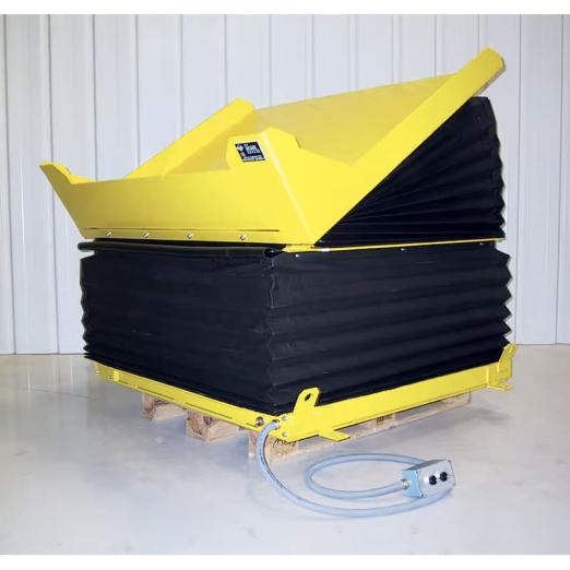 Elévateur basculeur de charge pneumatique - IMS Inter Manutention Système