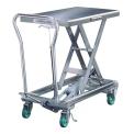 Table élévatrice mobile inox