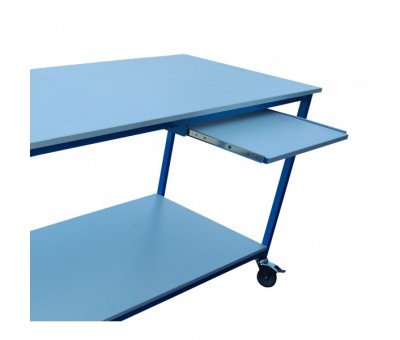 Achat Table de travail en bois 2 niveaux