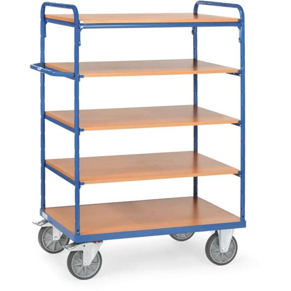 Devis Chariot étagère roulante à plateaux réglables en hauteur