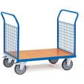 Chariot à plateau 2 dossiers grillagés