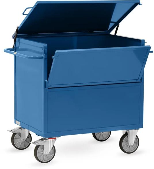 Achat Chariot caisse fermable en tole