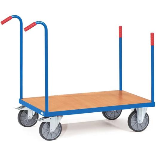 Chariot plateau avec poignées de poussée - AVMD