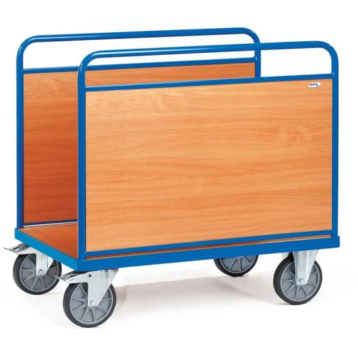 Chariot à ridelles panneaux bois - AVMD