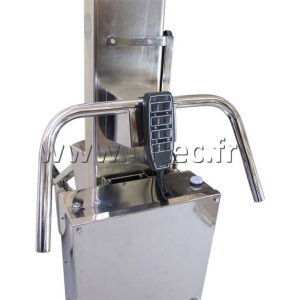 Prix Chariot manipulateur de bobine inox à levée électrique