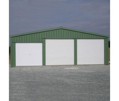 Garage métallique type hangar