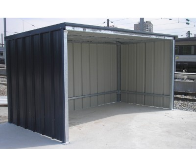 Abri vélos en tôle