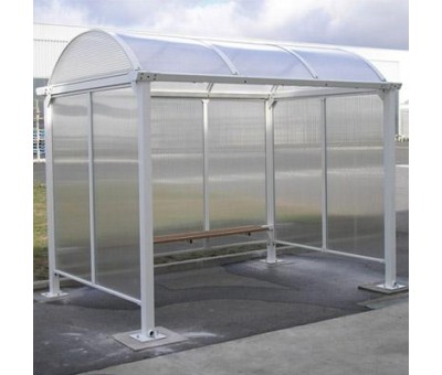 Abribus toit arrondi