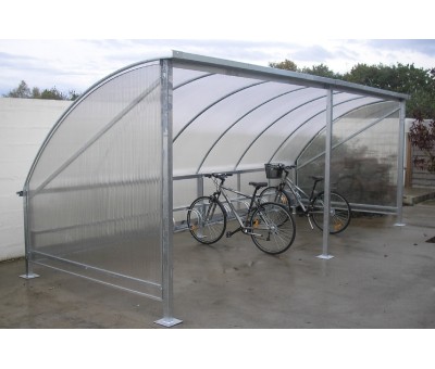 Abri 2 roues à toit arrondi AR