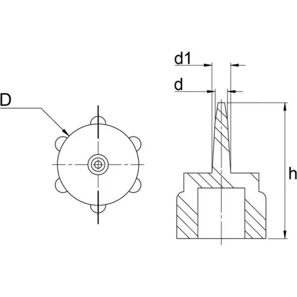Devis Bouchon à collerette auto-taraudeur