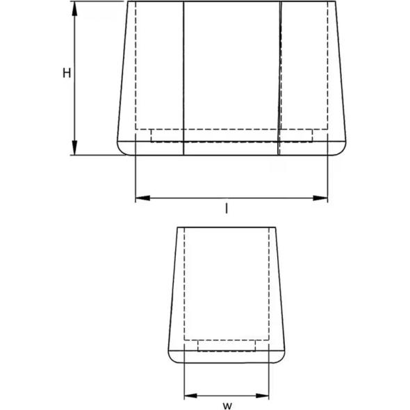 Devis Embout plastique ovale pour protection de tube