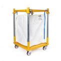 Support roulant à fond tôlé pour transport de big bag
