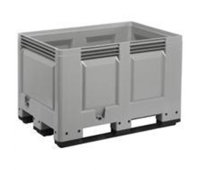 Caisse palette plastique à semelles 535 litres