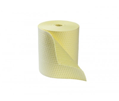 Rouleau d'absorbant pour produits chimiques, 100 feuilles