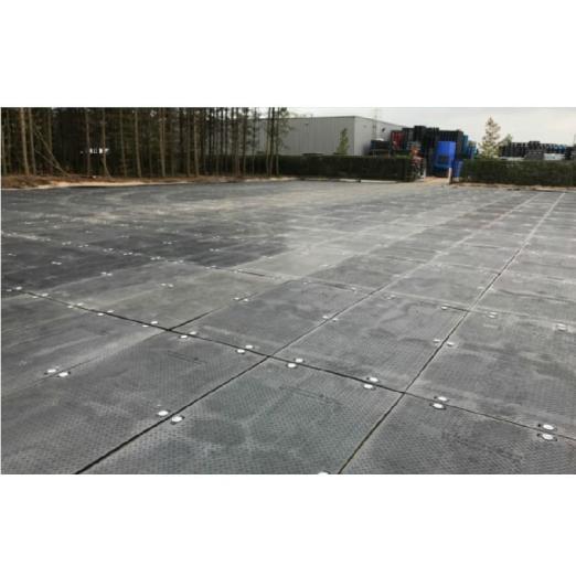 Plaques de roulage polyéthylène 5 à 70 tonnes pour chantiers - BAC-LAND PACK