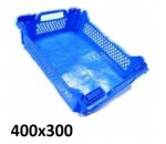 Bac cagette plastique léger, BL403010FA - BAC-LAND PACK