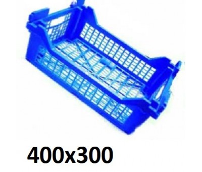 Cagette plastique alimentaire 400x300, BL403013FA