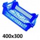 Cagette plastique alimentaire 400x300, BL403013FA