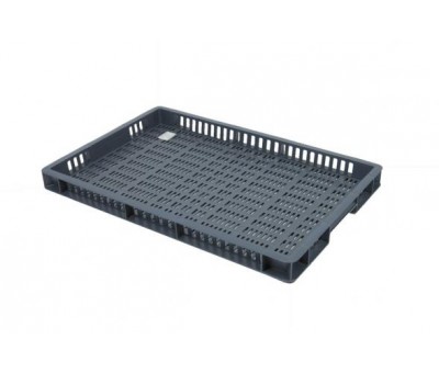 Bacs gerbables euronormes ajourés plastique 600x400