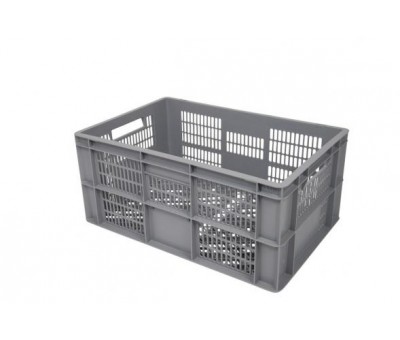 Comparateur Bacs gerbables euronormes ajourés plastique 600x400