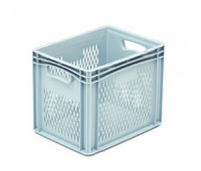 Fabricant Bac plastique gerbable ajouré Euronorme, 400x300