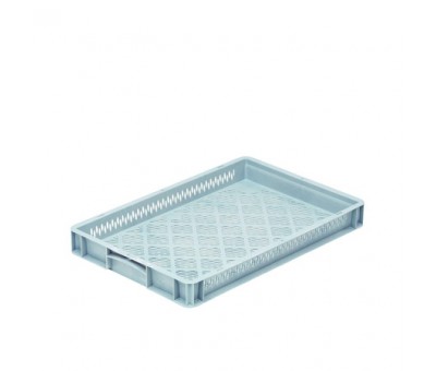 Achat Caisse plastique ajourée gerbable norme Europe 600x400