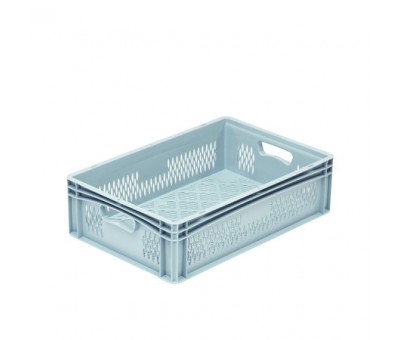 Vente Caisse plastique ajourée gerbable norme Europe 600x400 (BAC-LAND PACK)