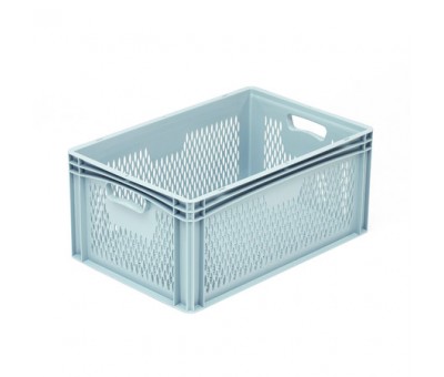 Fabricant Caisse plastique ajourée gerbable norme Europe 600x400