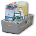 Bac de rétention polyester 65 litres avec / sans caillebotis