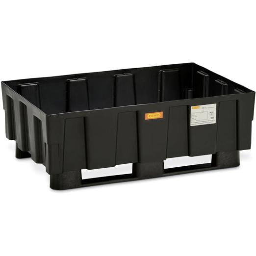 Bac de rétention polyéthylène 2 patins EURO-PE - CEMO FRANCE