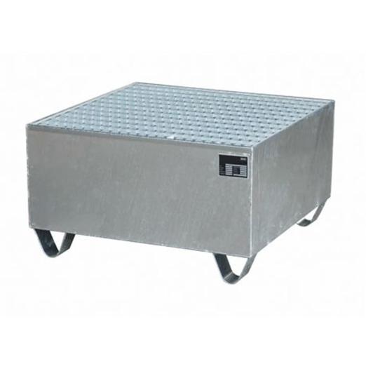 Bac de rétention 1 fût acier galvanisé SW1-220 - CEMO FRANCE