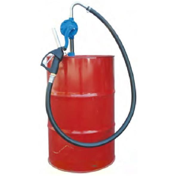 Pompe manuelle rotative aluminium multi-fluide