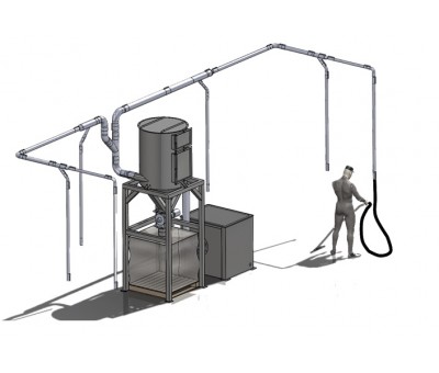 Installation de nettoyage centralisé Air DT