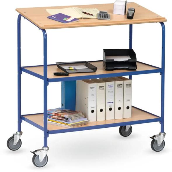 Achat Grand pupitre d'atelier roulant à 2 plateaux