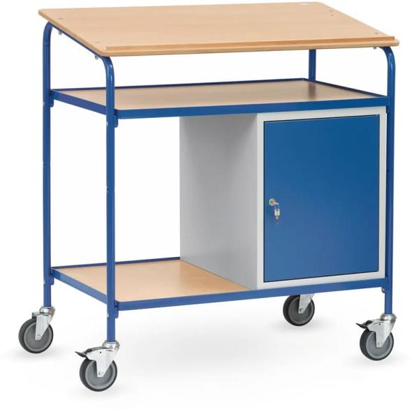 Pupitre d'atelier roulant écritoire largeur 1100mm