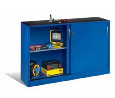 Achat Armoire de comptoir à portes coulissantes