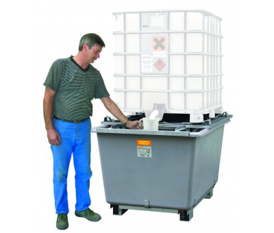 Bac de rétention IBC en polyester armé 1000 litres