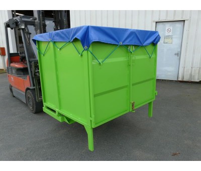 Benne pour produits plats autobasculante BC