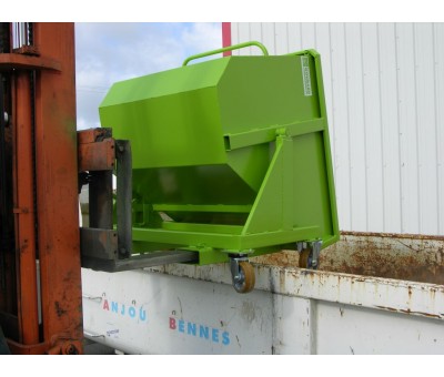 Benne chariot élévateur sur pivot central GIE