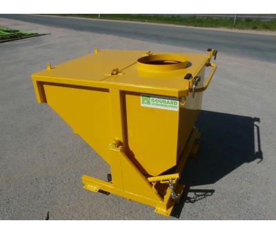 Comparateur Benne chariot élévateur sur pivot central GIE