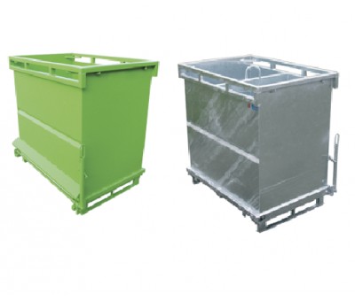 Benne à agrégats à fond ouvrant