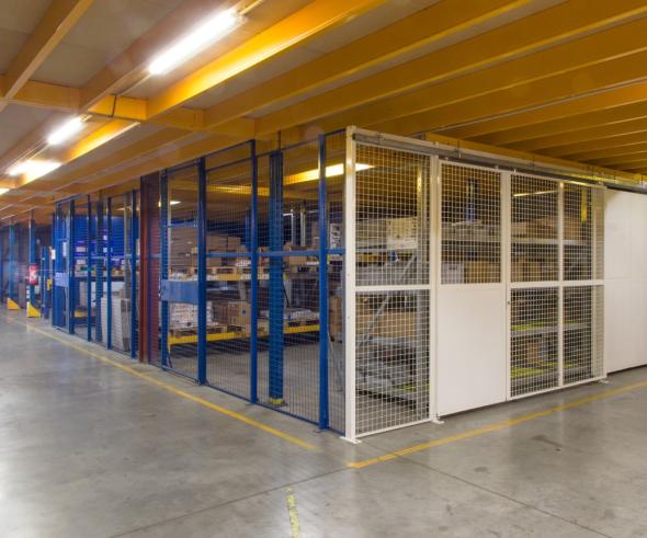 Cloison de Protection Grillagée Modulaire